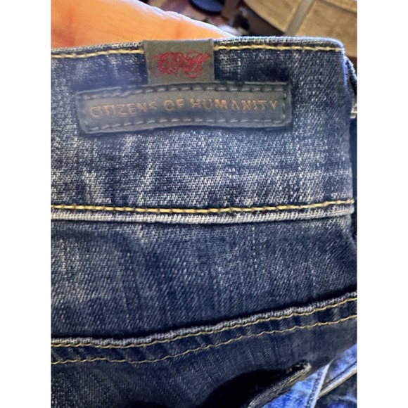 Citizens of Humanity Dylan Relaxed Boy High Rise Button Fly Denim Jeans Sz 26 - Picture 8 of 16